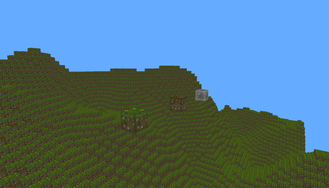 A Sceenshot of my OpenGL Project: Minecraft Clone